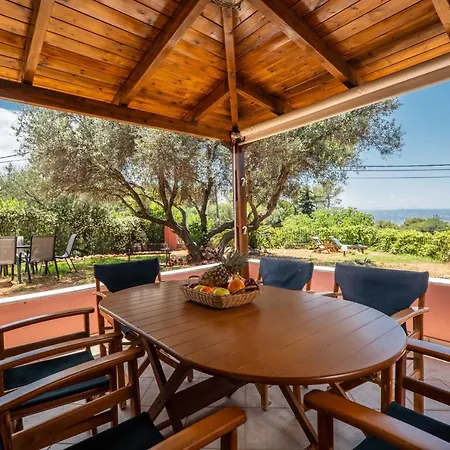 Villa Silva, Garden & Sea View, 3 Bedroom -10 Min Drive From Center Chania (Crete)