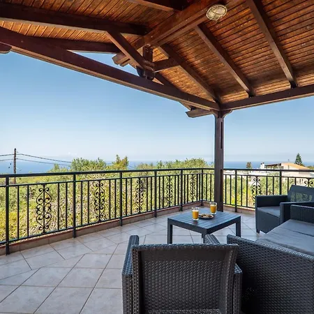 Silva, Garden & Sea View, 3 Bedroom -10 Min Drive From Center Villa Chania (Crete)